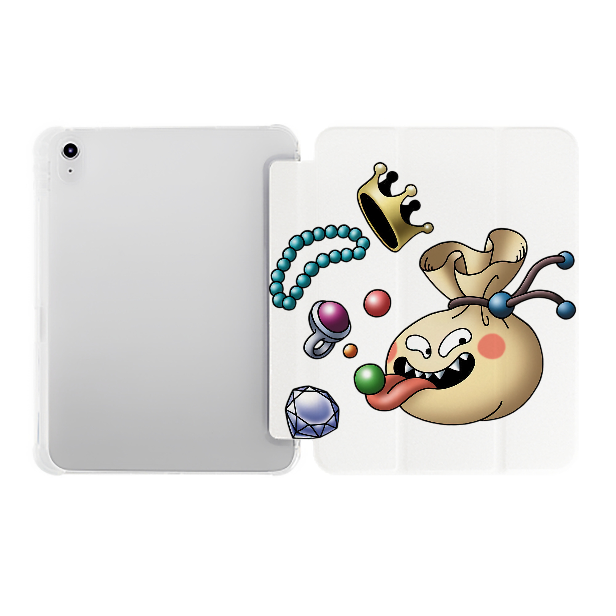 （画像用） ドラゴンクエスト Doragon Kuesuto Dragon Quest IPad ケース ペン収納付き 三つ折りスタンド PUレザー×シリコン 対応機種9.5/10.5/10.9インチ